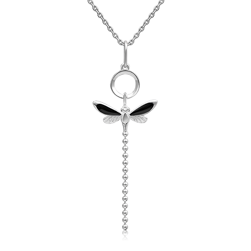 Подвеска «Стрекоза» из серебра с эмалью 03-3189-03-000-0200-71