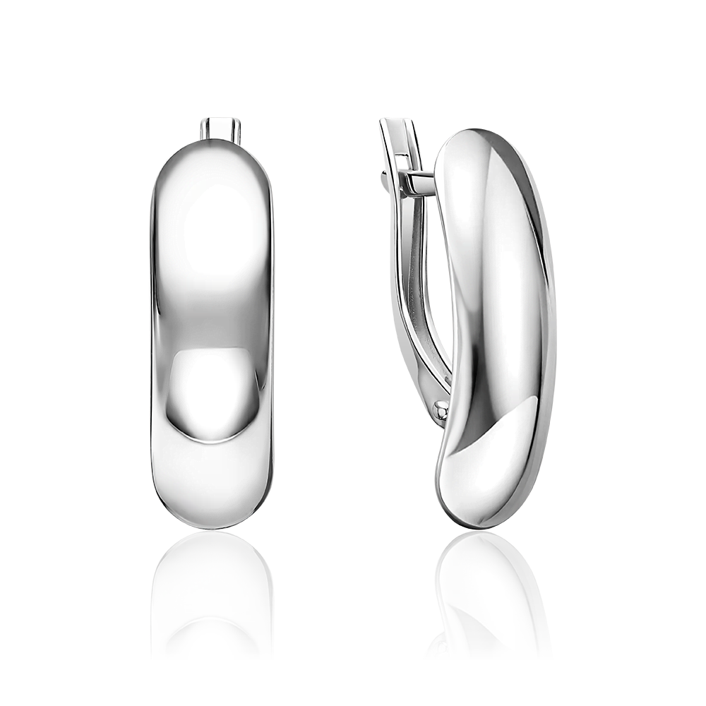 Серьги с английским замком из серебра 02-0453-00-000-0200