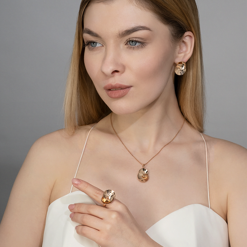 Подвеска из красного золота 03-3479-00-000-1110