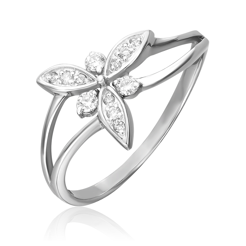 Кольцо из белого золота с бриллиантами 01-0800-00-101-1120-30