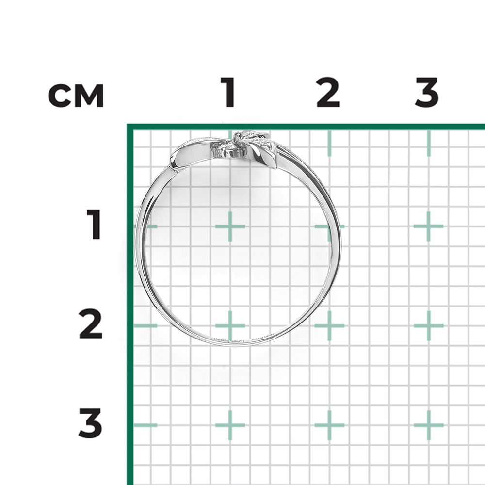 Кольцо из белого золота с бриллиантами 01-0800-00-101-1120-30