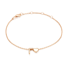 Браслет «Буква Г» из красного золота 05-0858-Г-000-1110