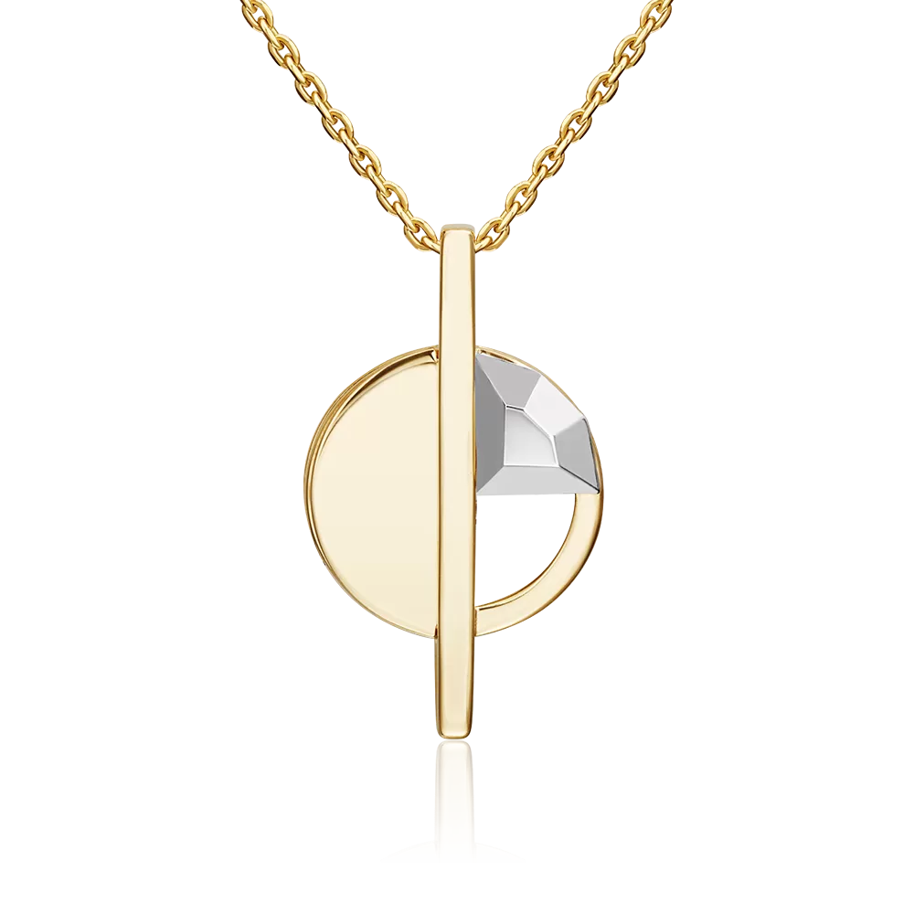 Подвеска из комбинированного золота 03-3384-00-000-1121