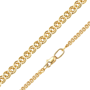 Цепь из лимонного золота (плетение «Нонна») 21-0513-040-1130-17