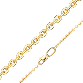 Цепь из лимонного золота (плетение «Якорное бриллиантовое») 21-1619-050-1130-17