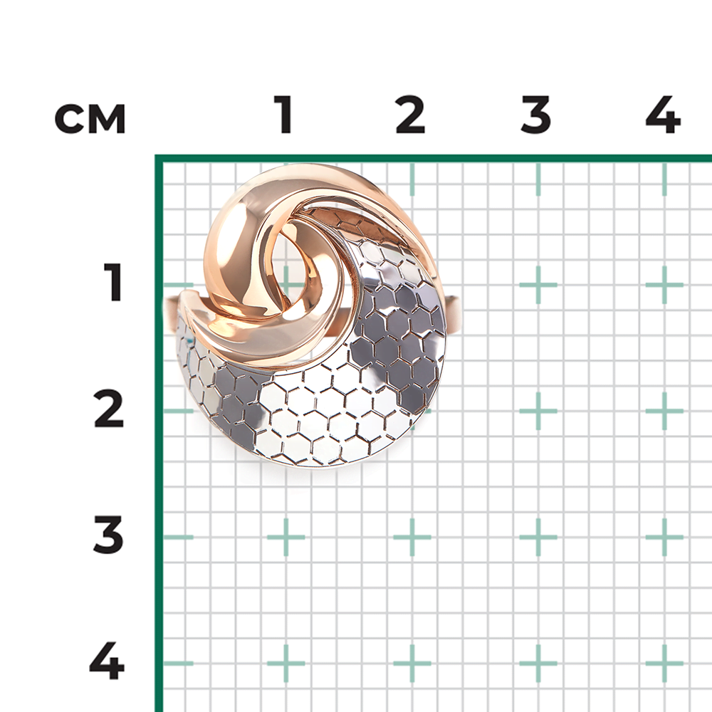 Кольцо из комбинированного золота 01-5768-01-000-1111