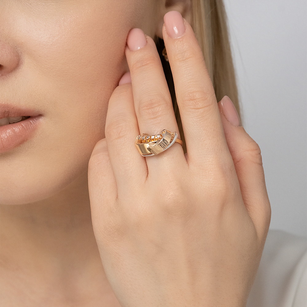 Кольцо из красного золота 01-5222-00-000-1110-48