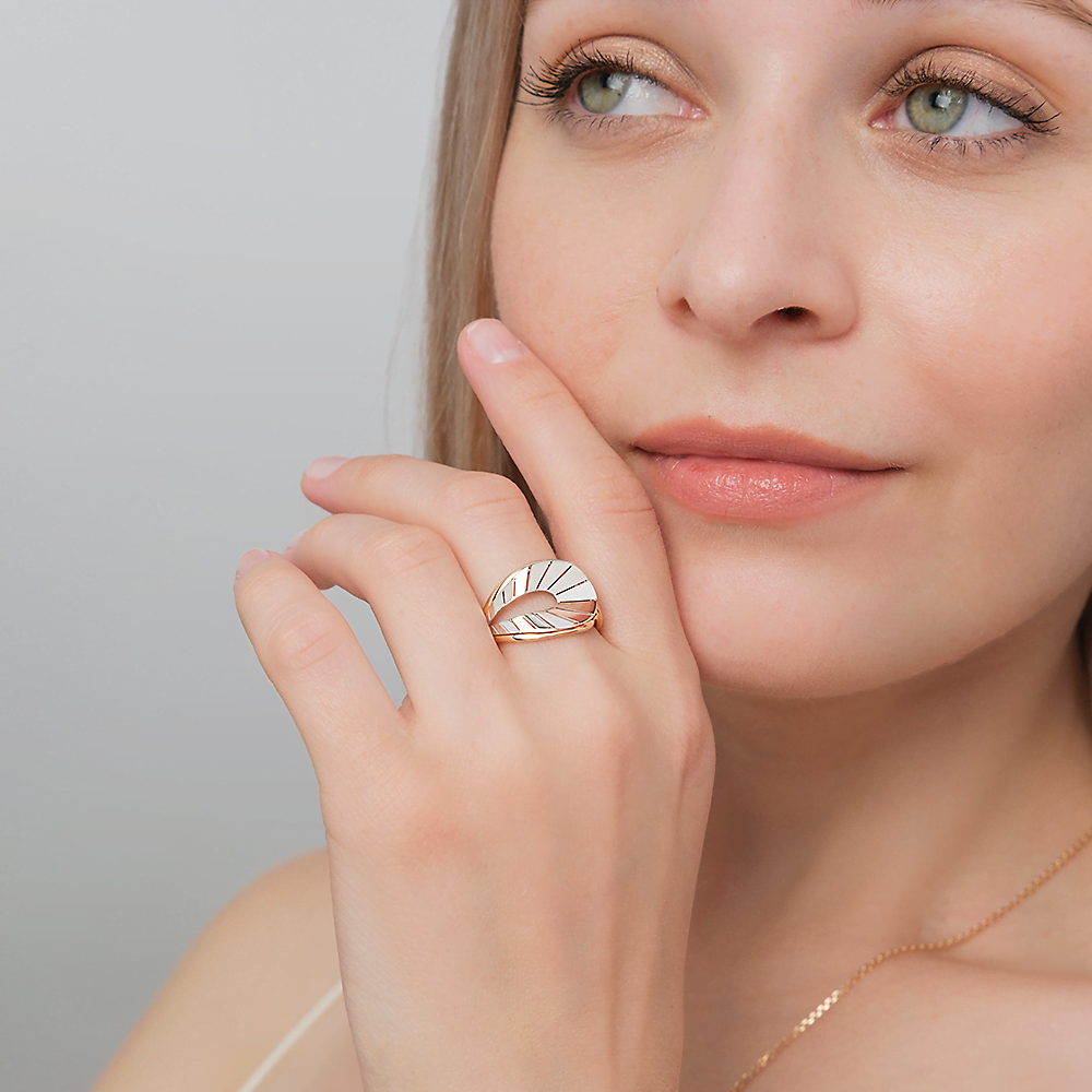 Кольцо из комбинированного золота 01-5818-00-000-1111