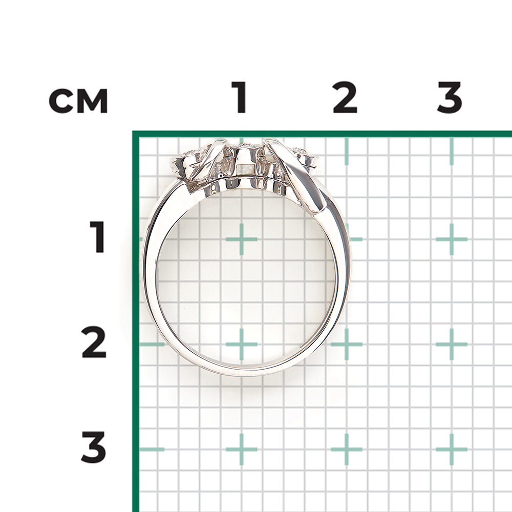 Кольцо из белого золота с бриллиантами 01-5743-00-101-1120