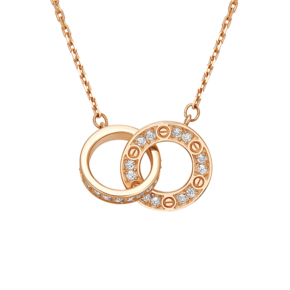 Колье из красного золота с фианитами 07-0287-00-401-1110