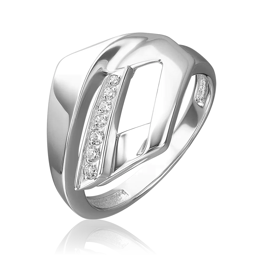 Кольцо из серебра с фианитами 01-5651-00-401-0200