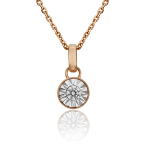 Подвеска из комбинированного золота с фианитом 03-3094-00-501-1111-38