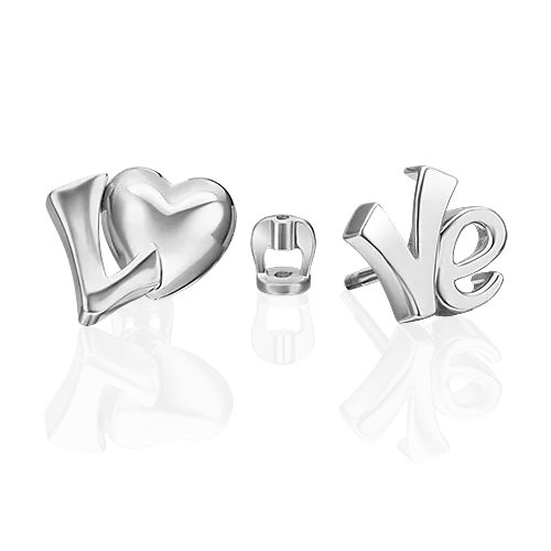 Серьги-пусеты «Эмоция» из серебра 02-4947-00-000-0200