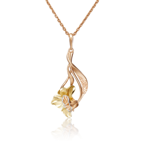 Подвеска «Нарцисс» из комбинированного золота 03-2928-00-000-1113-48