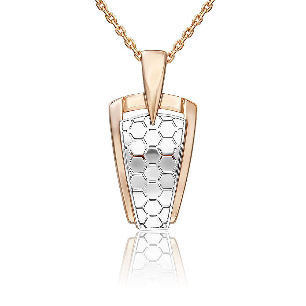 Подвеска из комбинированного золота 03-3475-00-000-1111