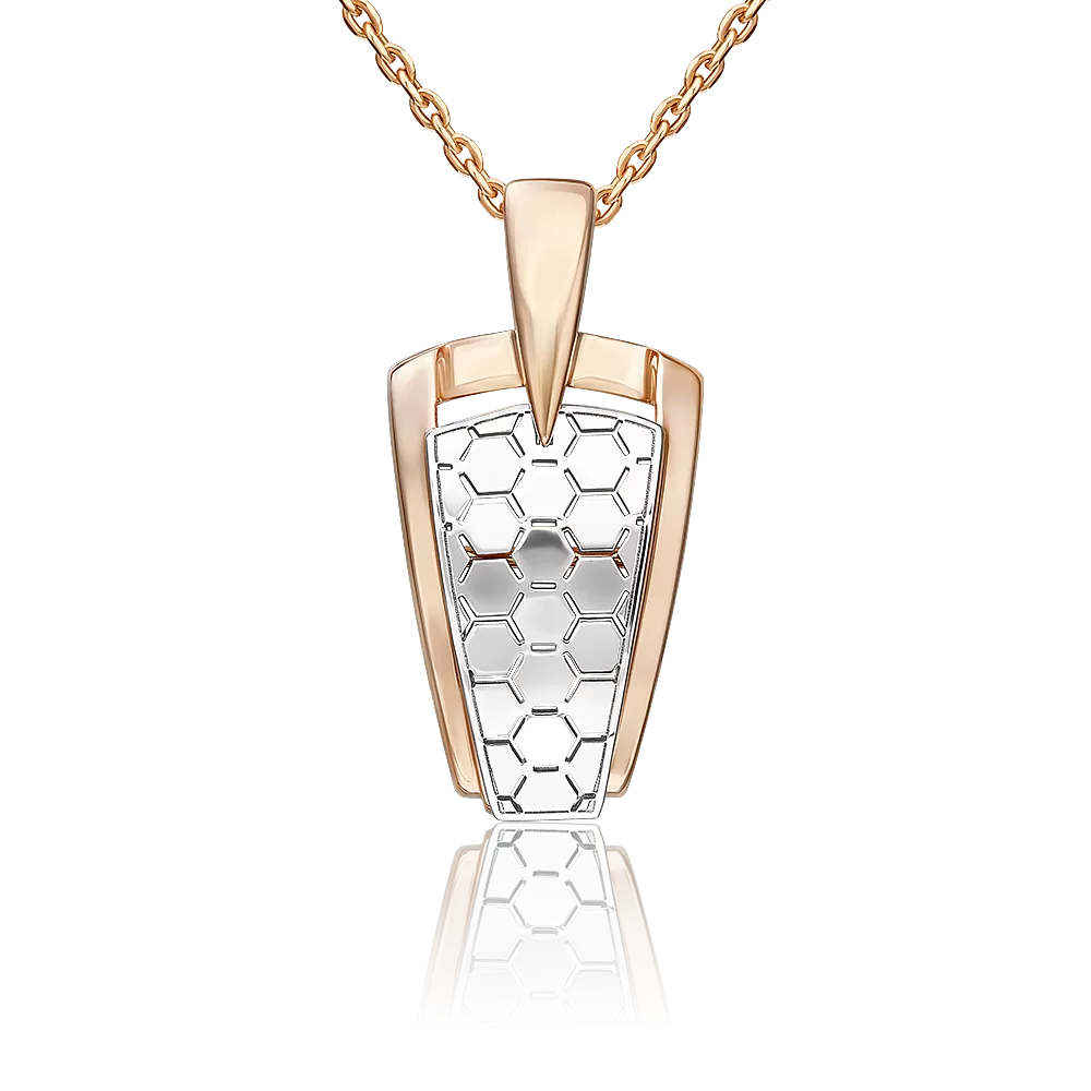 Подвеска из комбинированного золота 03-3475-00-000-1111