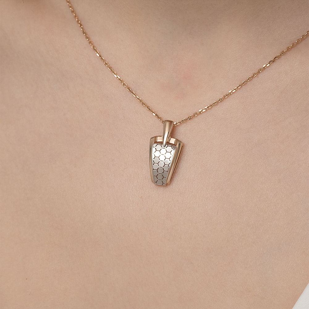 Подвеска из комбинированного золота 03-3475-00-000-1111