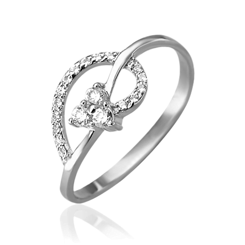 Кольцо из белого золота с бриллиантами 01-0580-00-101-1120-30