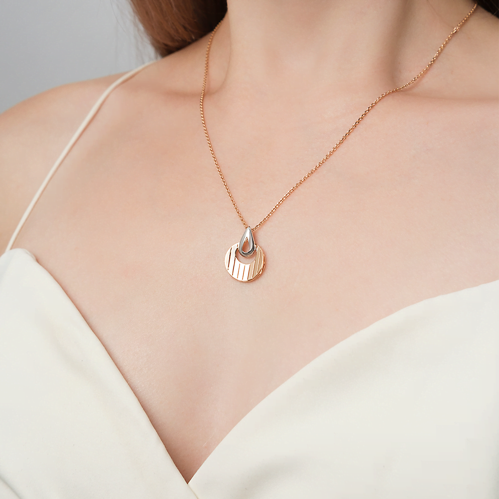 Подвеска из комбинированного золота 03-3532-00-000-1111