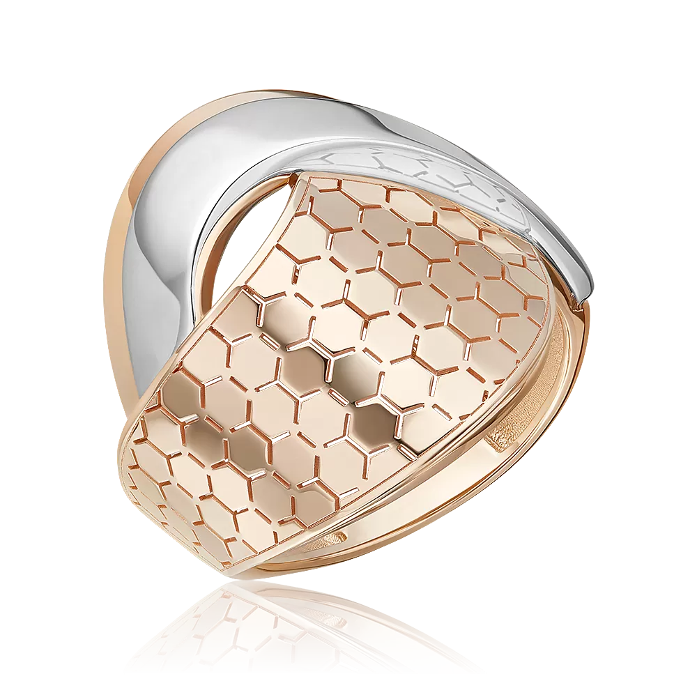 Кольцо из комбинированного золота 01-5772-00-000-1111