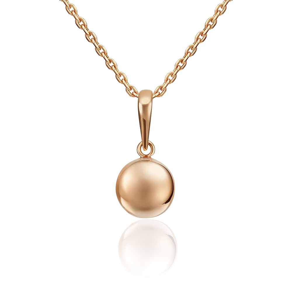 Подвеска из красного золота 03-2480-00-000-1110-01