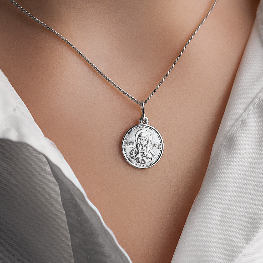 Иконка «Святая великомученица Татиана» из серебра 03-1779-00-000-0200