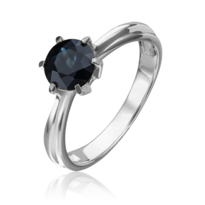 Кольцо из белого золота с сапфиром 01-0530-00-102-1120-30