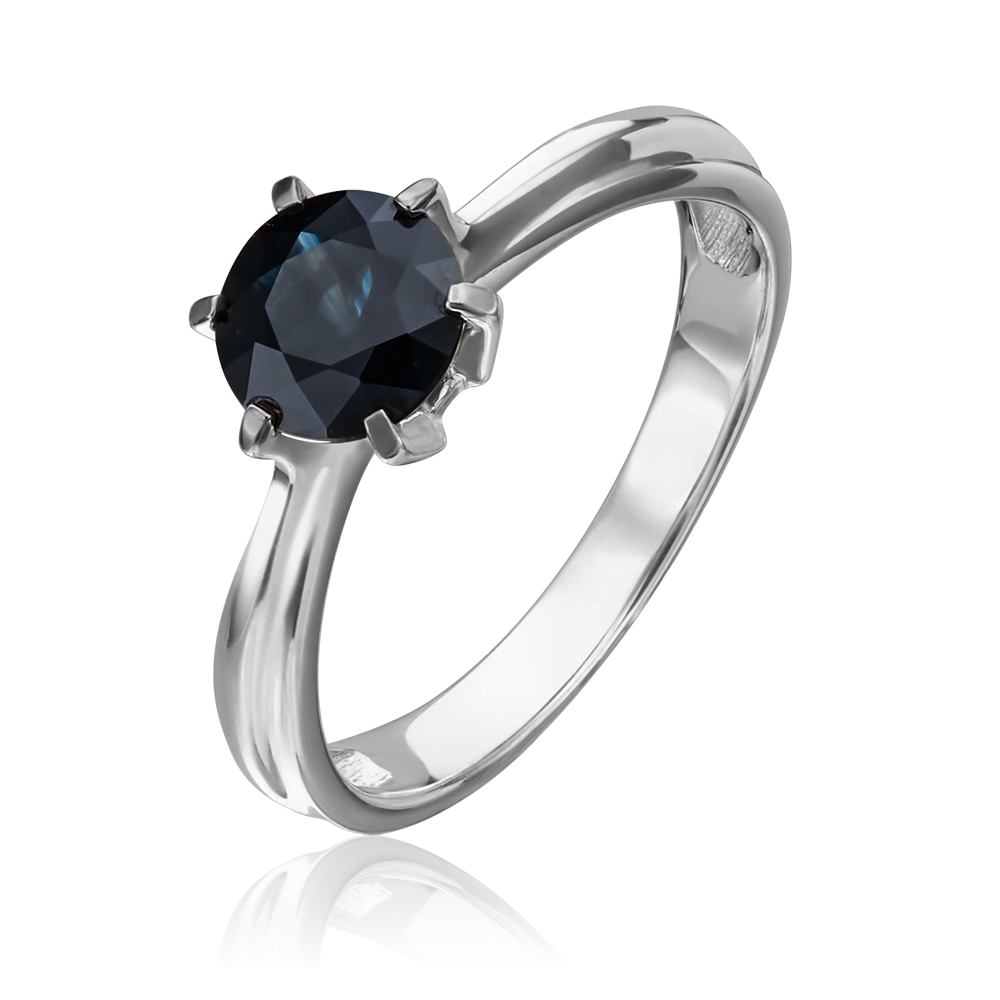 Кольцо из белого золота с сапфиром 01-0530-00-102-1120-30