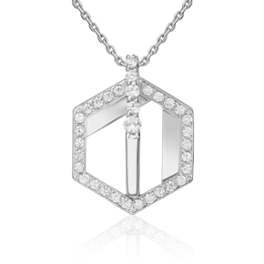 Подвеска из серебра с фианитами 03-3425-00-401-0200