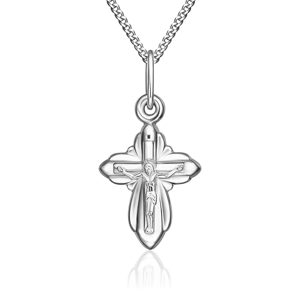 Комплект (крест на цепи) из серебра 15-0014-00-000-0200