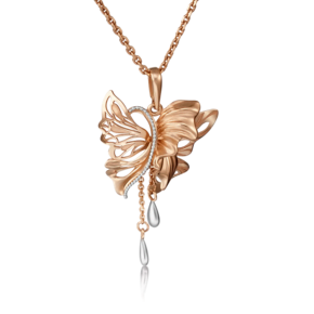 Подвеска «Парящая фантазия» из комбинированного золота 03-2899-00-000-1111-48