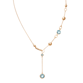 Колье из красного золота с топазами 07-0229-00-201-1110-46