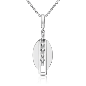 Подвеска из белого золота