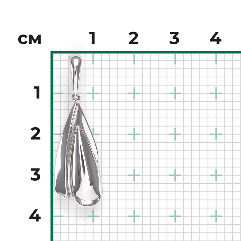 Подвеска «Грация» из серебра 03-3338-00-000-0200