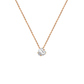 Колье из красного золота с фианитом 07-0132-00-401-1110-03