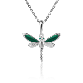 Подвеска «Стрекоза» из серебра с эмалью 03-3205-03-000-0200-71
