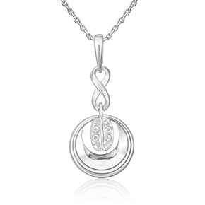 Подвеска из белого золота с натуральными топазами white 03-3326-00-201-1120