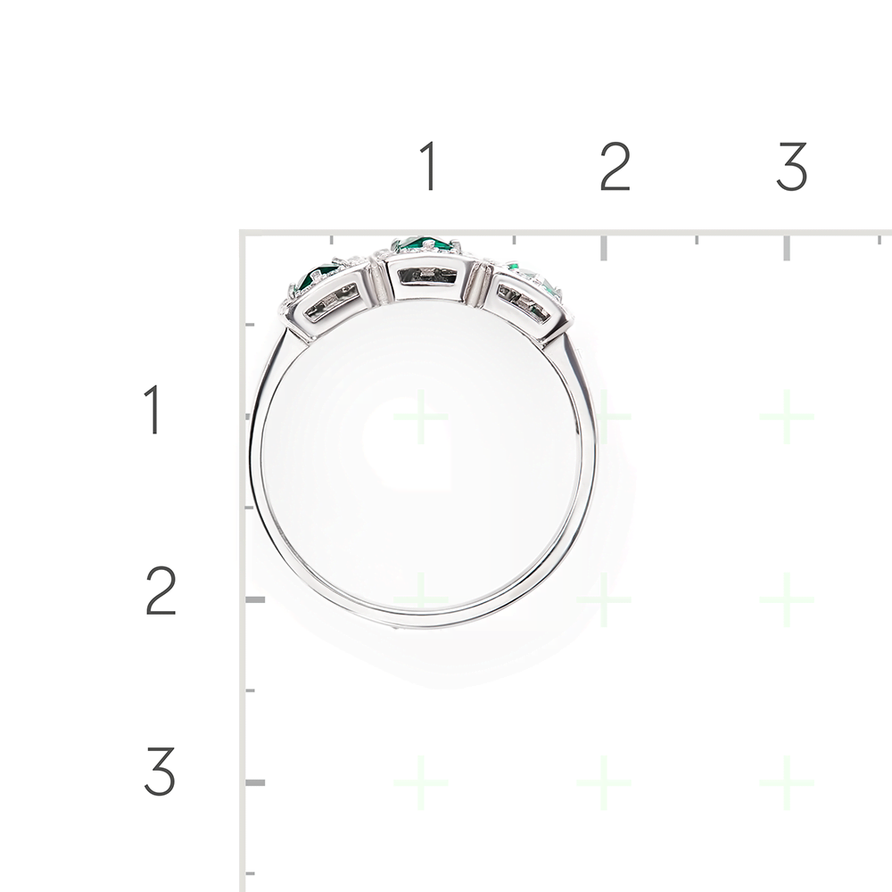 Кольцо из серебра с фианитами 01-3213-00-404-0200