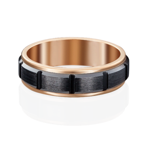 Обручальное кольцо из красного золота с диоксидом циркония 01-4752-00-602-1110-49