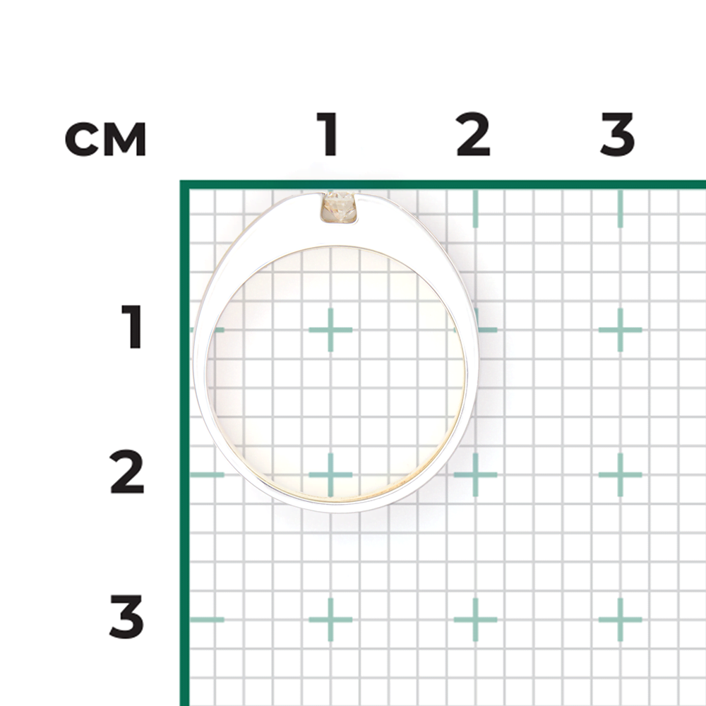 Кольцо из комбинированного золота с фианитом 01-5177-00-501-1121-38