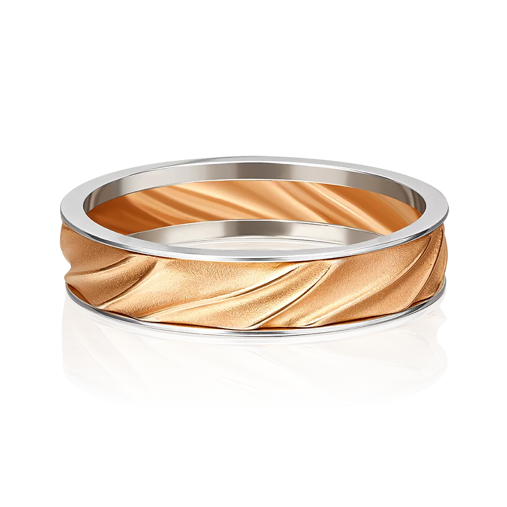 Обручальное кольцо из комбинированного золота 01-5448-00-000-1111-39