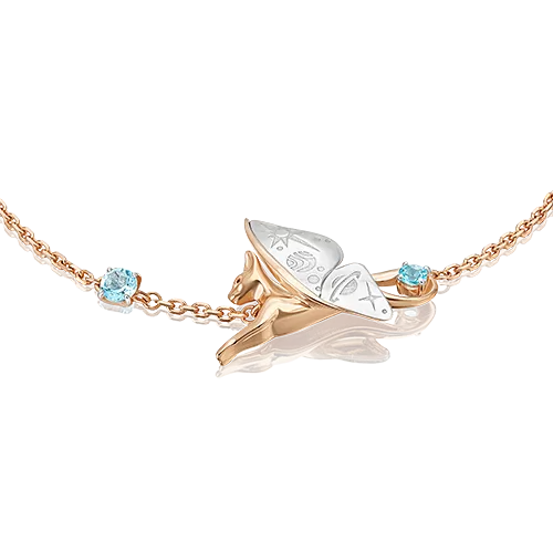 Браслет «Постижение тайн» из комбинированного золота с топазами 05-0711-00-201-1111