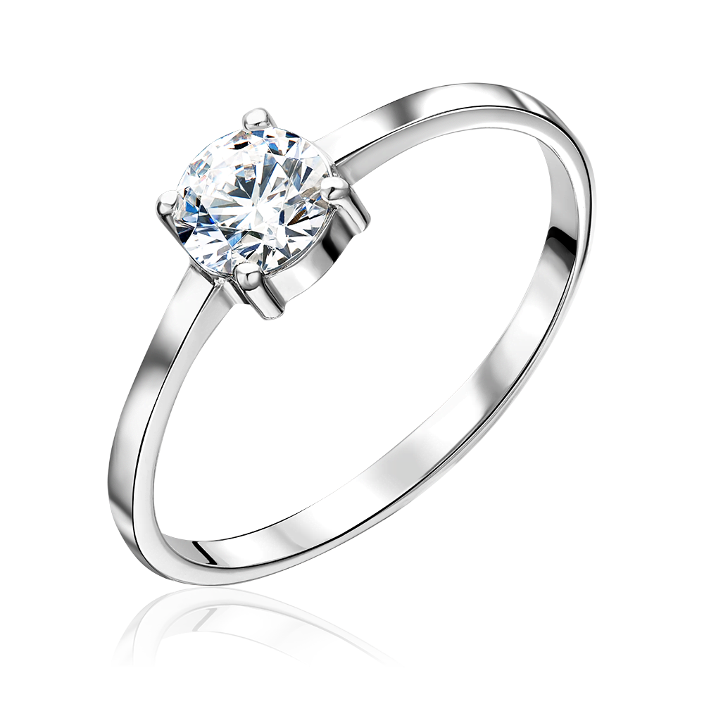 Кольцо из серебра с фианитом 01-3121-00-401-0200