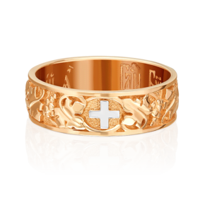 Обручальное (венчальное) кольцо из комбинированного золота 01-5401-00-000-1111-02