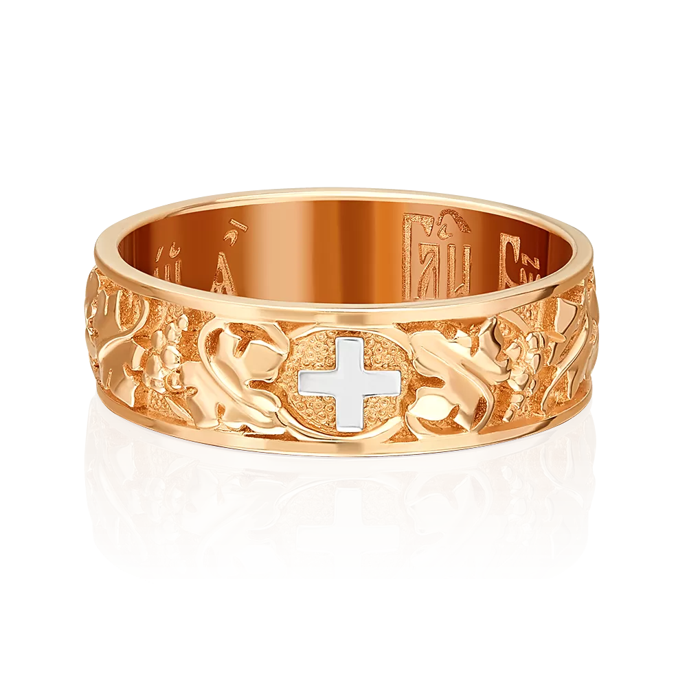 Обручальное (венчальное) кольцо из комбинированного золота 01-5401-00-000-1111-02