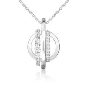 Подвеска из серебра с фианитами 03-3427-00-401-0200