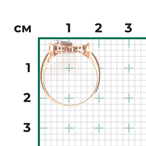 Кольцо из комбинированного золота 01-5564-00-000-1111