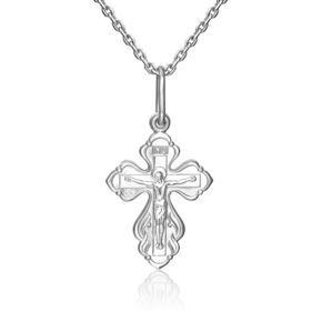 Православный крест из серебра 03-1602-00-000-0200