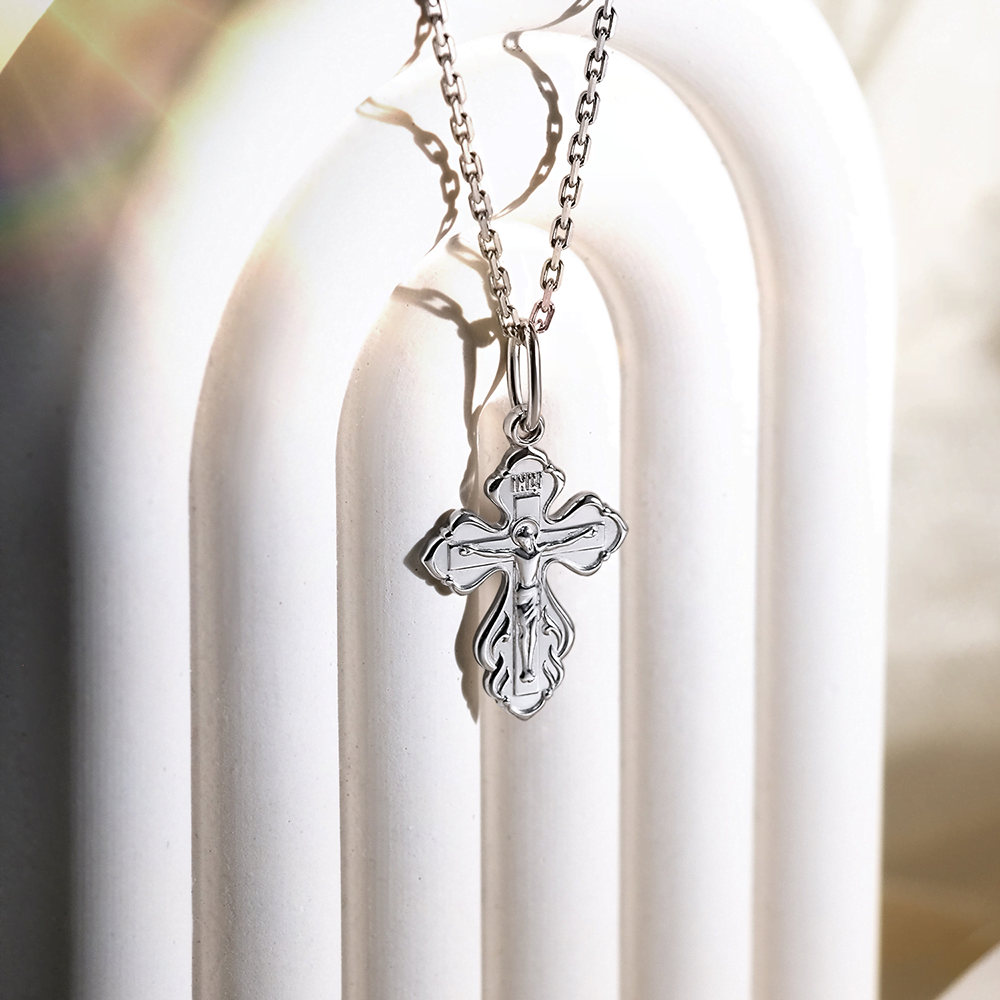 Православный крест из серебра 03-1602-00-000-0200