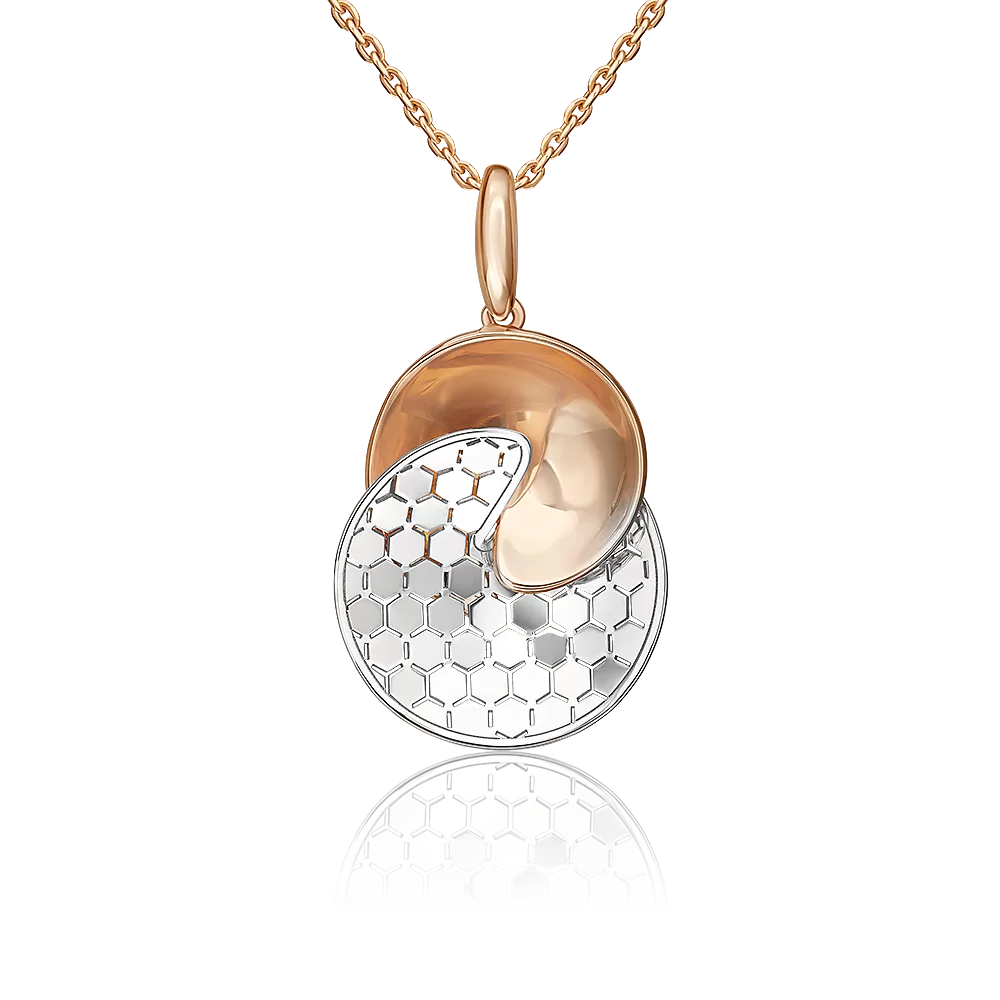 Подвеска из комбинированного золота 03-3479-00-000-1111